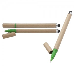 EcoTouch újrahasznosított papír érintőképernyő ceruza és golyóstoll