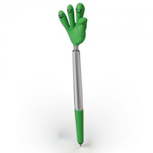 Fun Hands golyós -és érintőképernyős toll, zöld